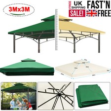 3x3M 2-Tier Waterproof Gazebo