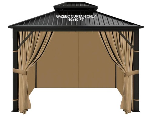 X10 gazebo curtains - gazebo,