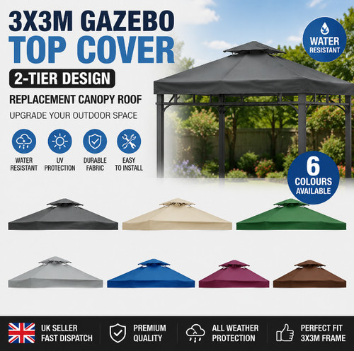3x3m tier waterproof - 3x3m, gazebo