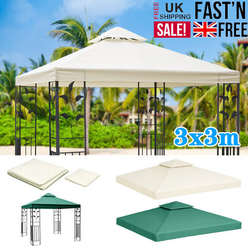 3x3m tier waterproof gazebo - 3x3m,