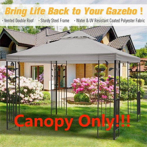 Grey gazebo top cover x - top,