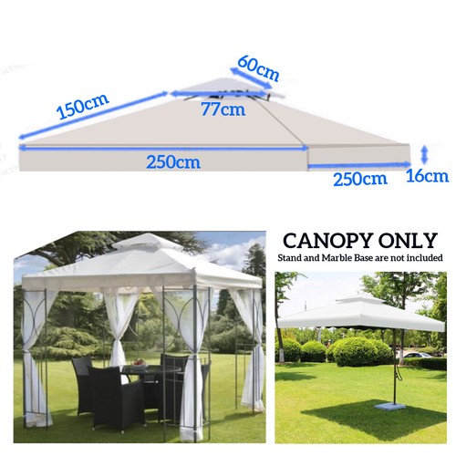 2 tier garden gazebo - 2.5m*2.5m,