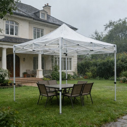 Transparent gazebo - 4m,